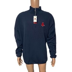 Boston Red Sox Men’s Navy XXL Antigua Executive Golf 1/4 Zip Pullover Jacket NWT
